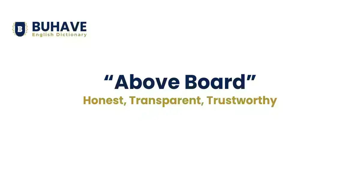 Above Board
