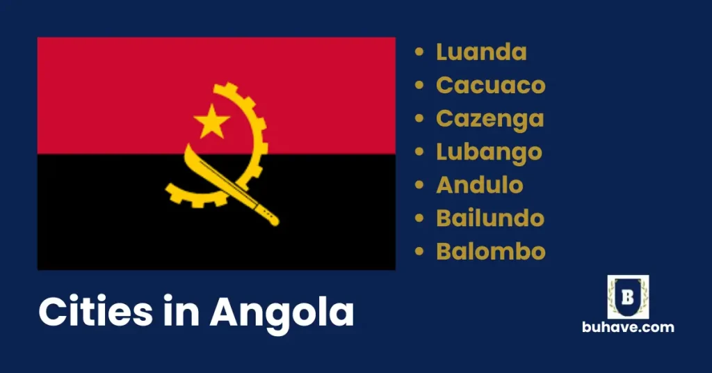 Cities in Angola