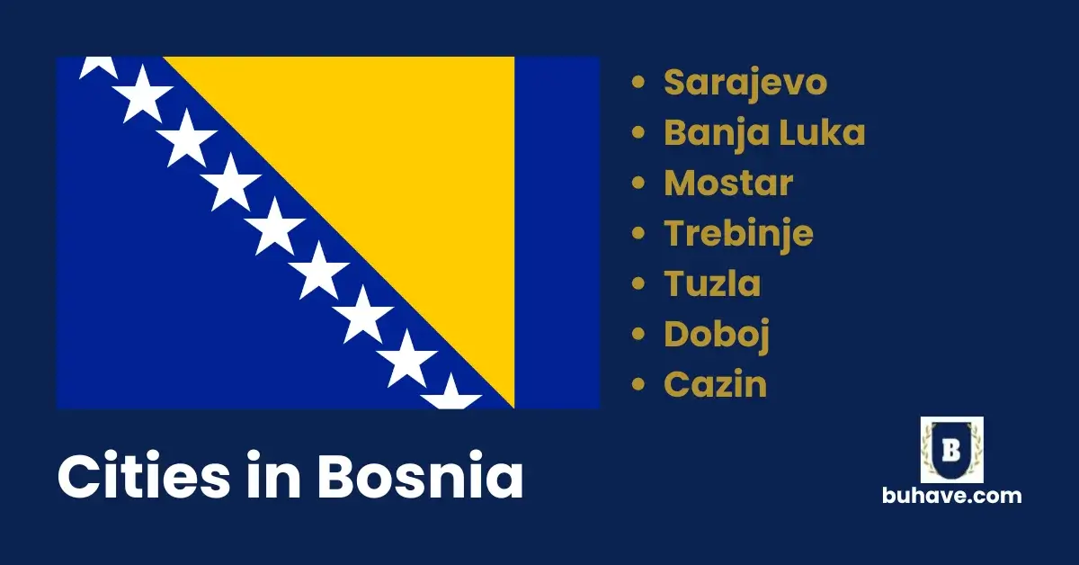 Cities in Bosnia Herzegovina