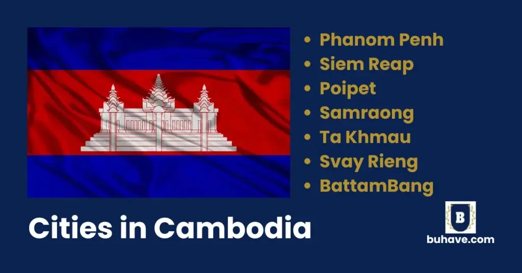 Cities in Cambodia