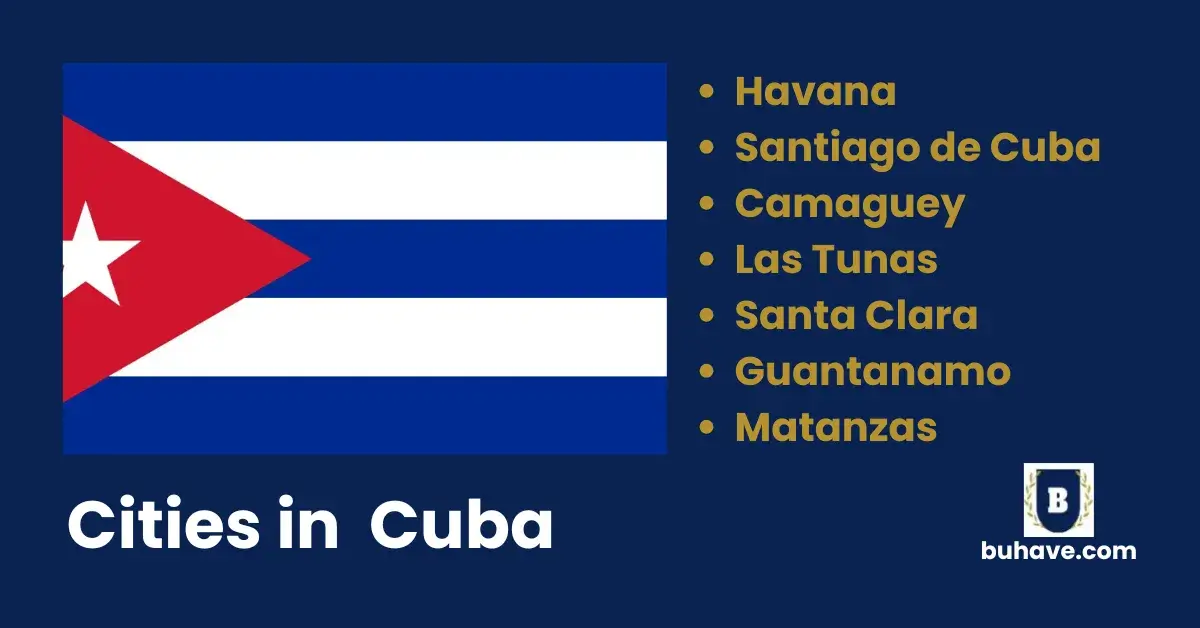Cities in Cuba