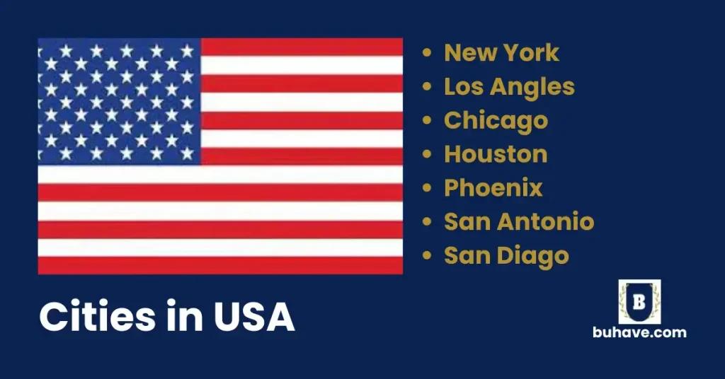 City names in USA