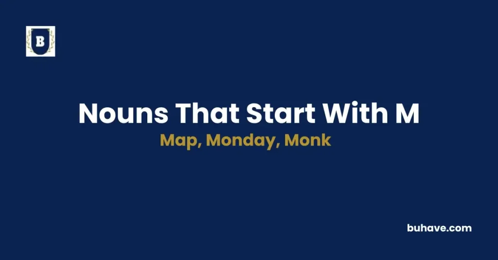 Nouns that start with m