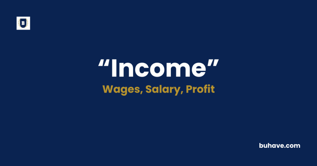 Income Meaning Definition Synonyms Antonyms
