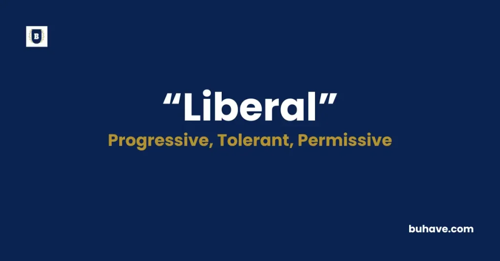 Liberal Meaning Definition Synonyms Antonyms
