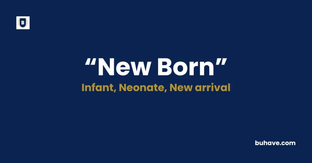 New Born Meaning Definition Synonyms Antonyms
