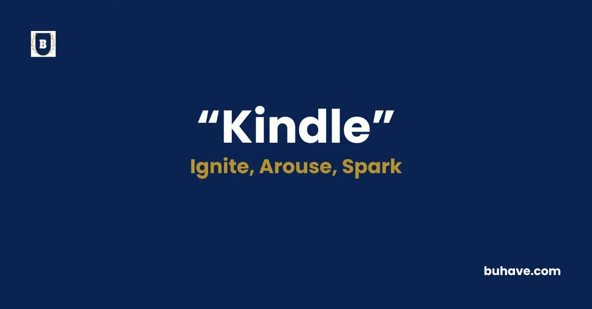 Kindle - Meaning, Definition, Synonyms and Antonyms