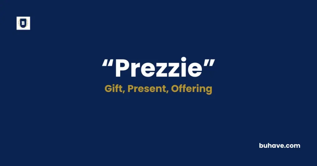Prezzie Meaning, Definition, Synonyms, and Antonyms