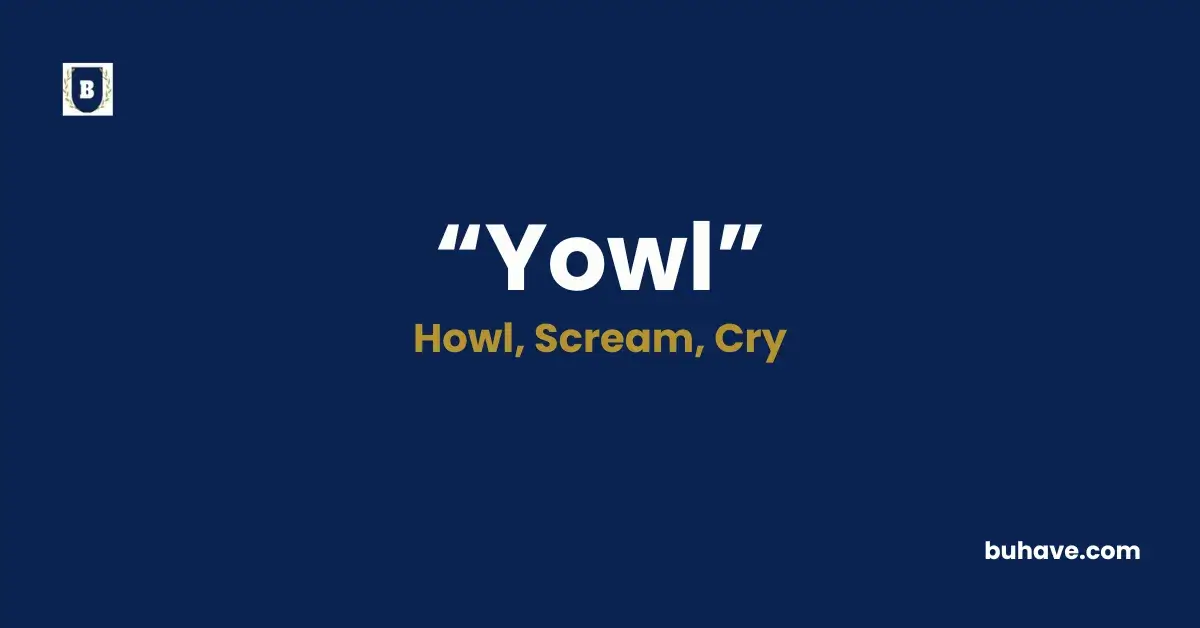 Yowl - Meaning, Definition, Synonyms and Antonyms