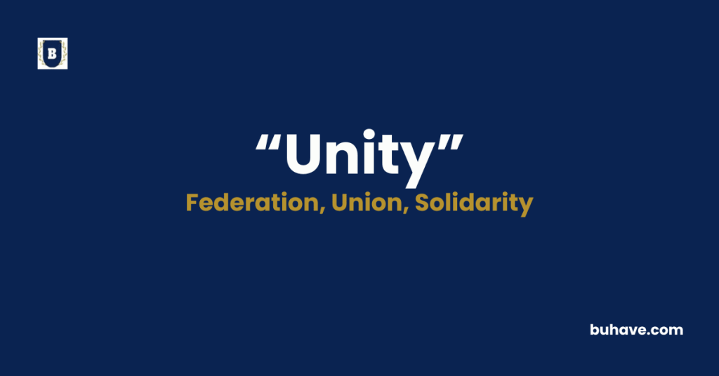 Unity - Meaning, Definition, Synonyms and Antonyms