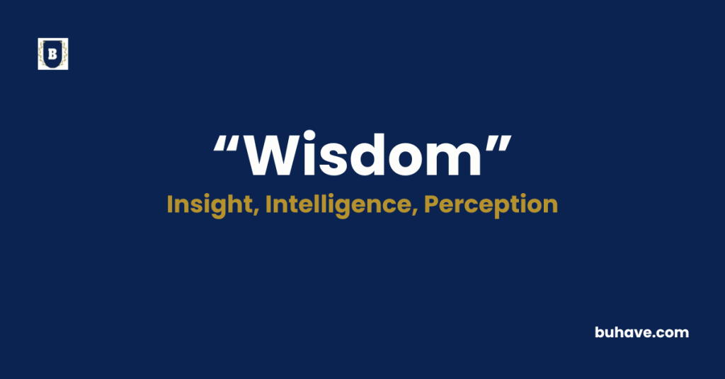 Wisdom - Meaning, Definition, Synonyms and Antonyms