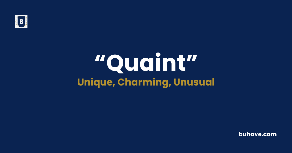 Quaint-Meaning-Definition-Synonyms-Antonyms