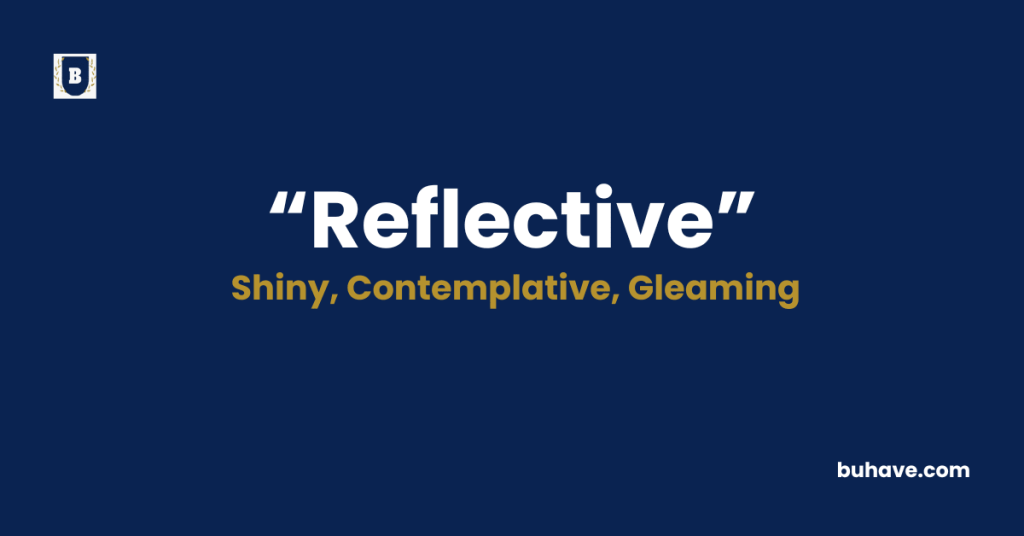 Reflective-Meaning-Definition-Synonyms-Antonyms