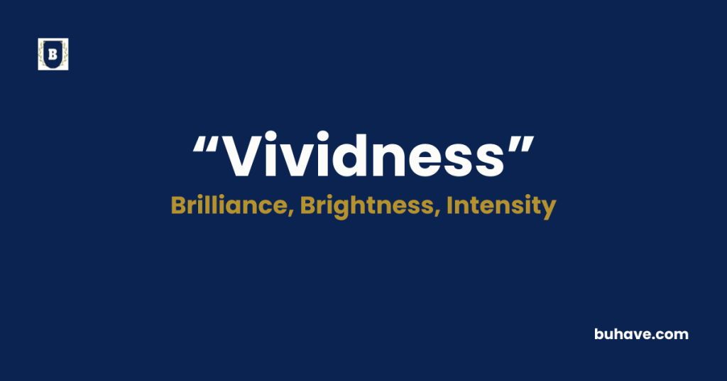 Vividness - Meaning, Definition, Synonyms and Antonyms