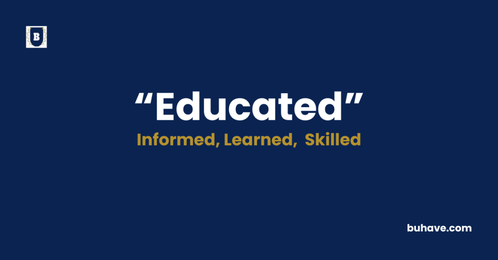 Educated-Meaning-Definition-Synonyms-Antonyms