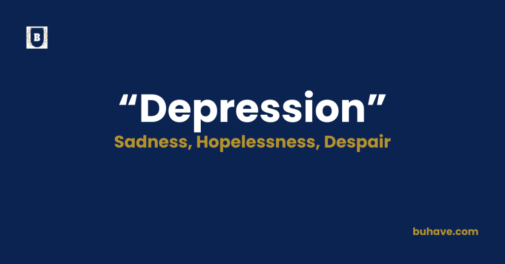 Depression meaning definition synonyms antonyms