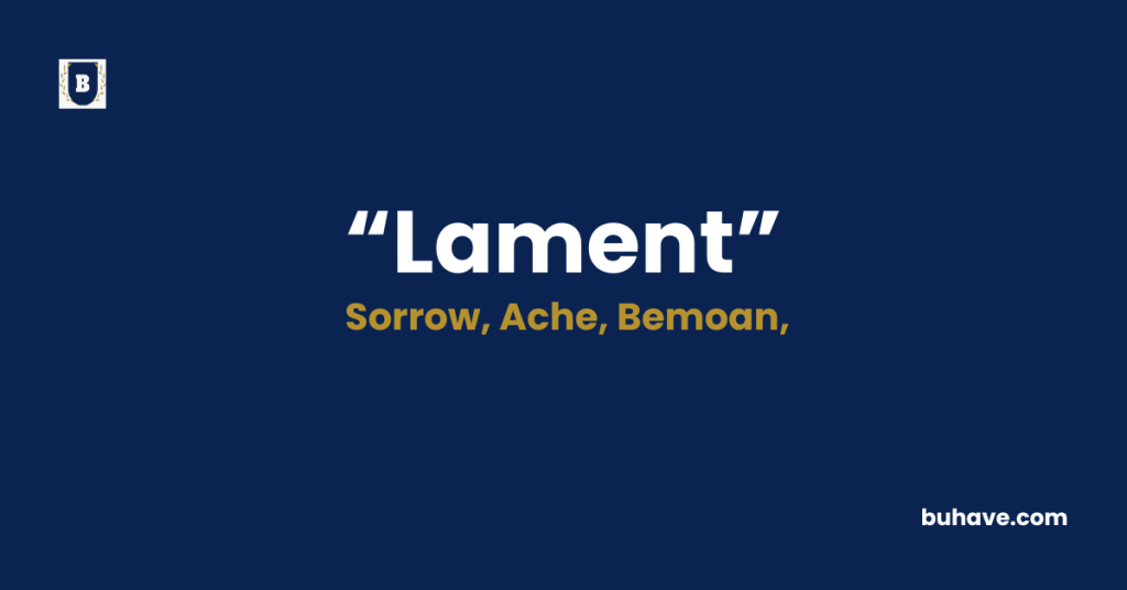 Lament-Meaning-Definition-Synonyms-Antonyms