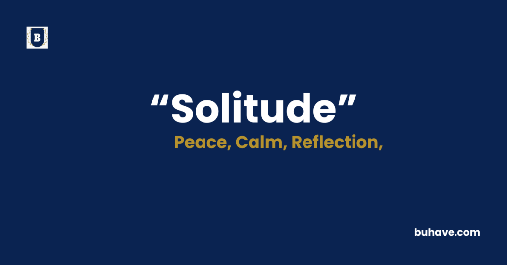 Solitude Meaning-Definition-Synonyms-Antonyms