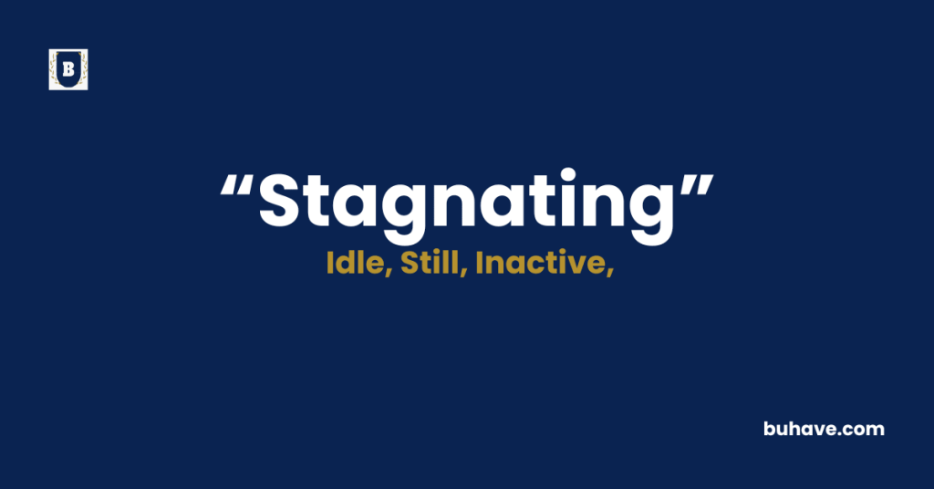 Stagnating Meaning-Definition-Synonyms-Antonyms