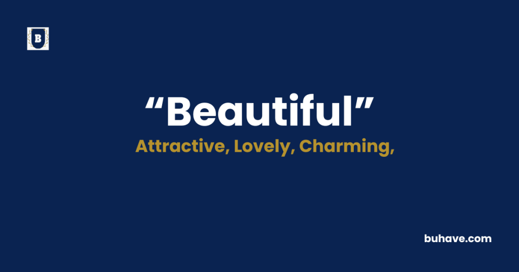 Beautiful - Meaning - Definition - Synonyms - Antonyms