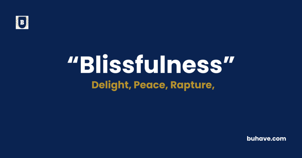 Blissfulness - Meaning - Definition - Synonyms - Antonyms