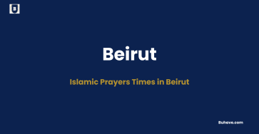 Islamic Prayers Times in Beirut