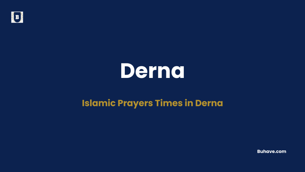 Islamic Prayers Times in Derna