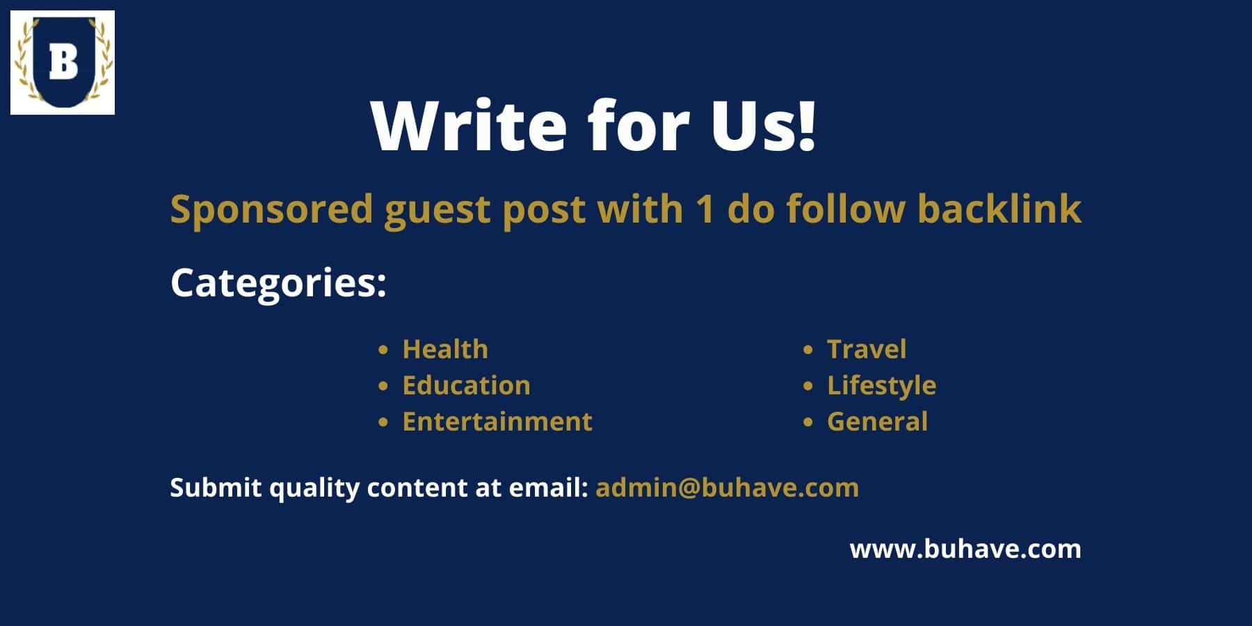 Write for us - Health Entertainment, Education, Travel, Lifestyle