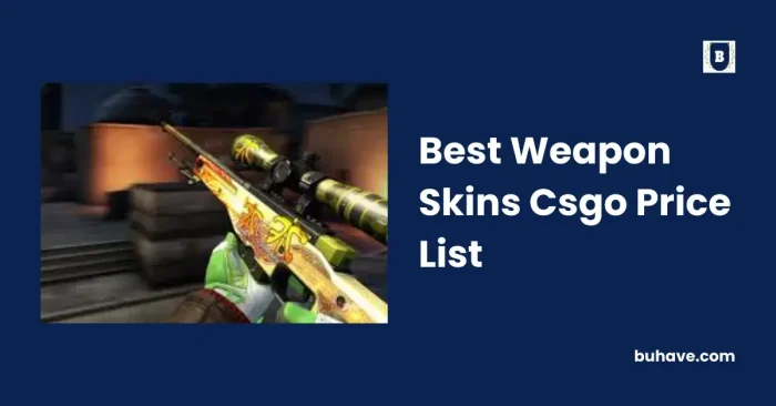 Best Weapon Skins Csgo Price List