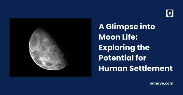 A Glimpse into Moon Life_ Exploring the Potential for Human Settlement