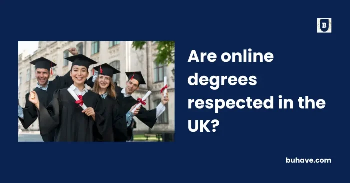 Are online degrees respected in the UK