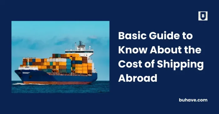 Basic Guide to Know About the Cost of Shipping Abroad