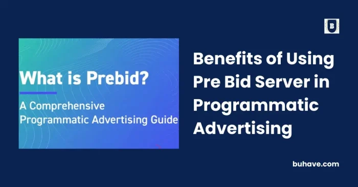 Benefits of Using Pre Bid Server in Programmatic Advertising
