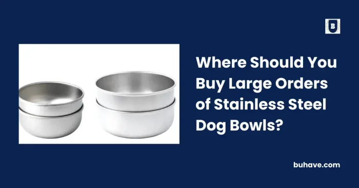Where Should You Buy Large Orders of Stainless Steel Dog Bowls