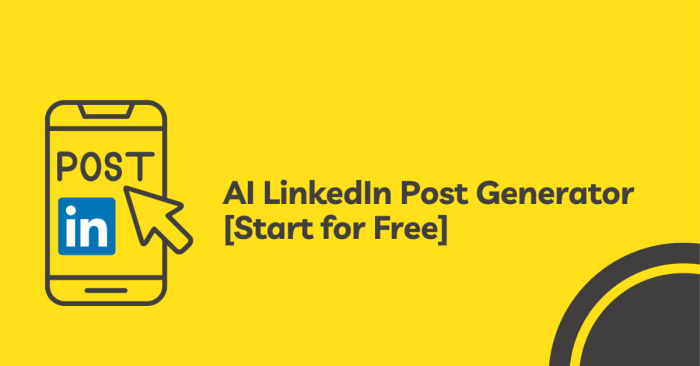 AI LinkedIn Post Generator Tool