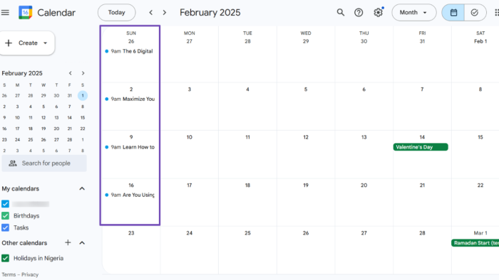AI tools for content calendar