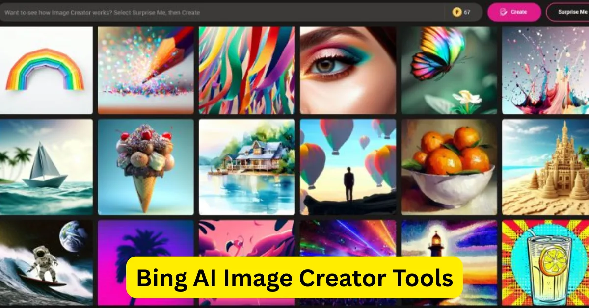 Bing AI Image Creator Tools