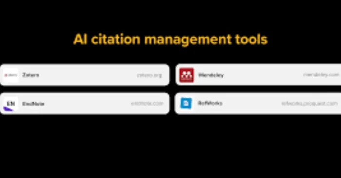 AI tools for citation management