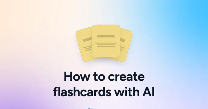 AI tools for exam flashcards